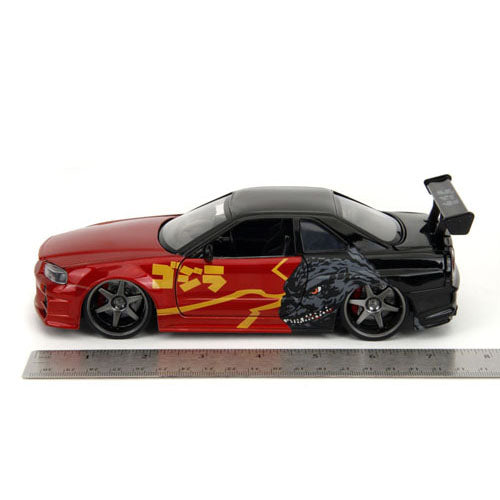 Godzilla Nissan GTR 1:24 Scale Diecast Vehicle