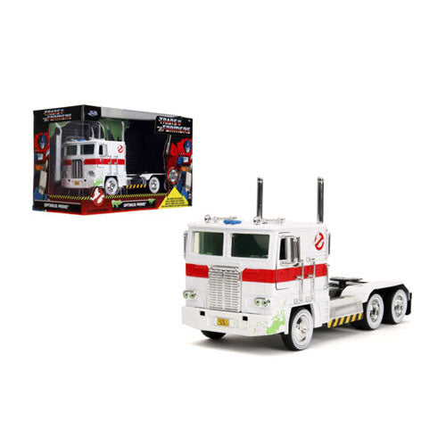 Optimus Prime X Ghostbusters Ecto-1 Mash-up 1:24 Vehicle