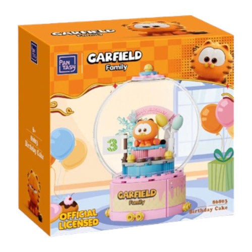 Garfield Birthday Cake Crystal Ball Construction Set