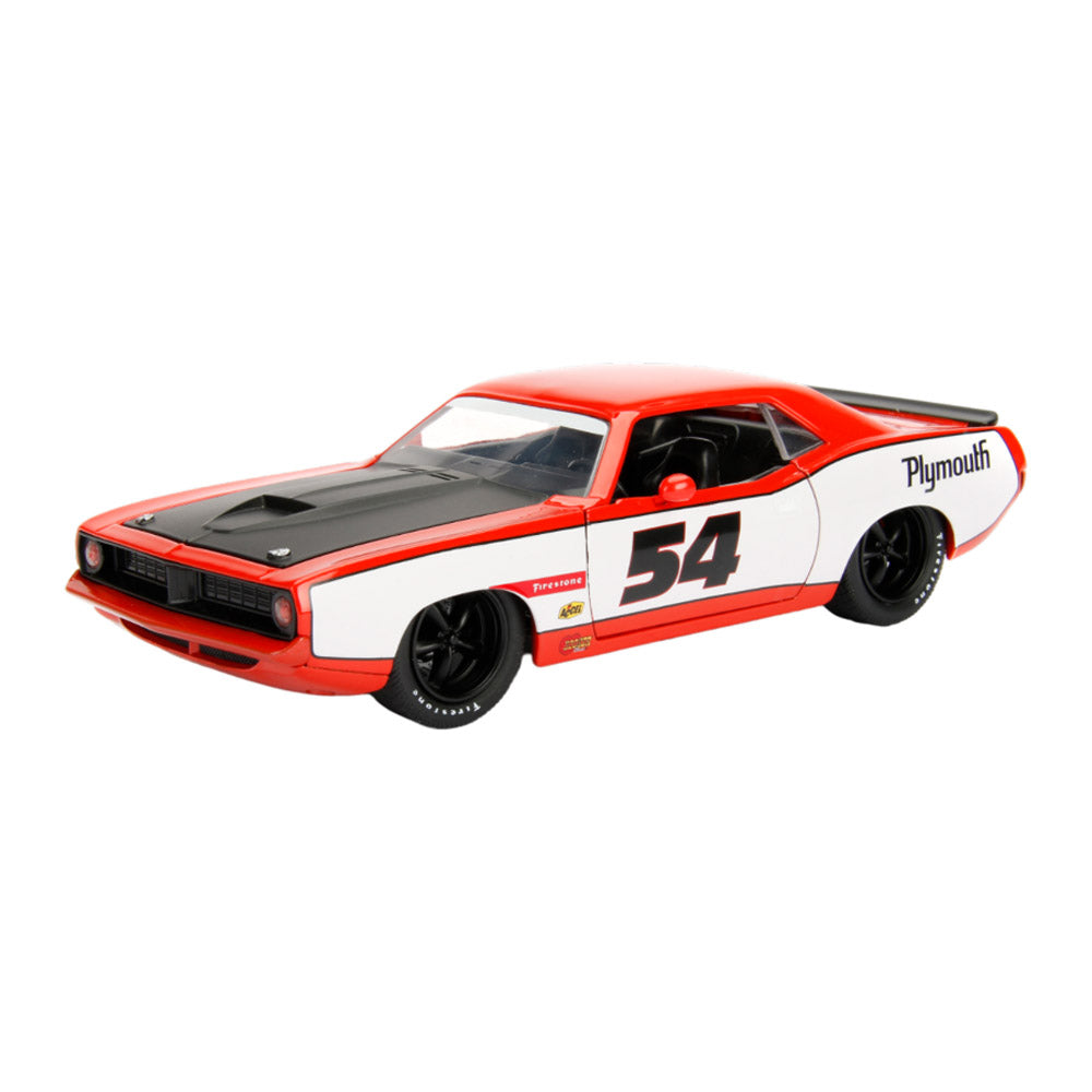 Big Time Muscle 1973 Plymouth Barracuda 1:24 Scale Vehicle