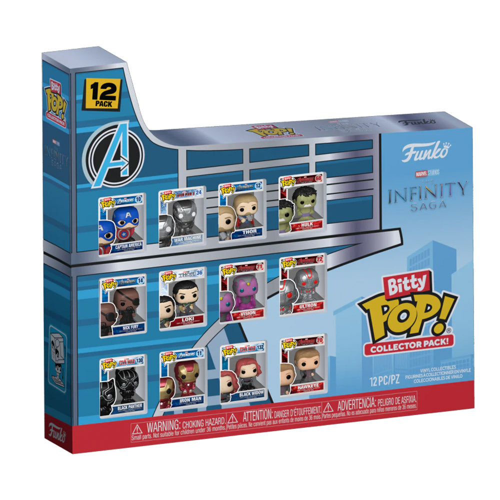 Marvel Comics Avengers Tower Bitty Pop! 12-Pack