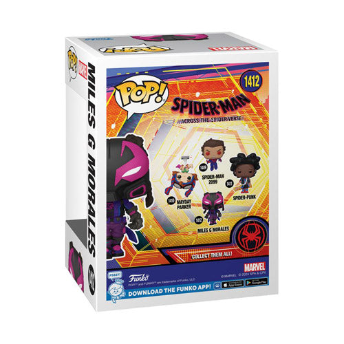 Spider-Man Across Spider-Verse Miles Morales (Prowler) Pop!