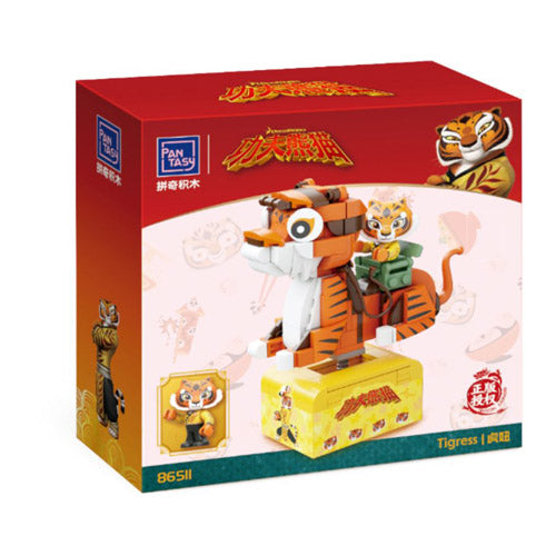 Kung Fu Panda Tigress on SkateKart Buildable Figure