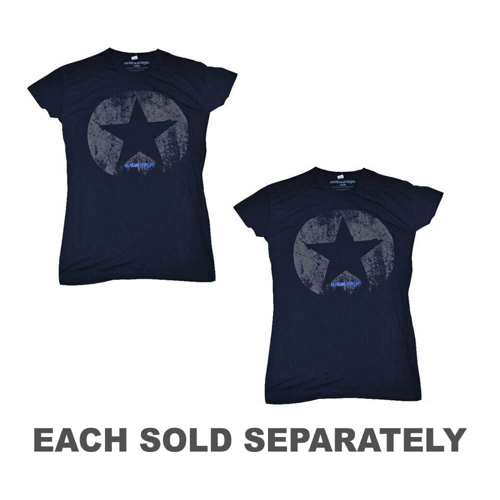 Entourage Star Navy Female T-Shirt