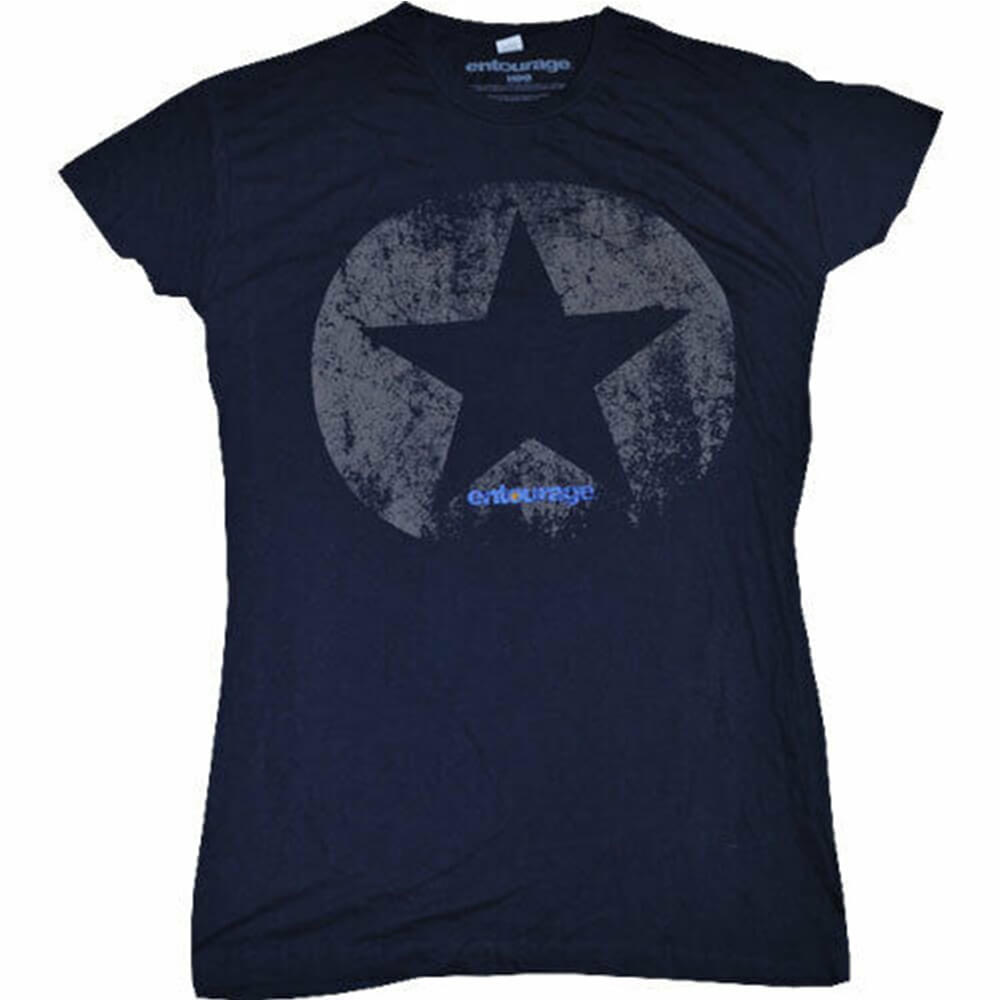 Entourage Star Navy T-shirt féminin