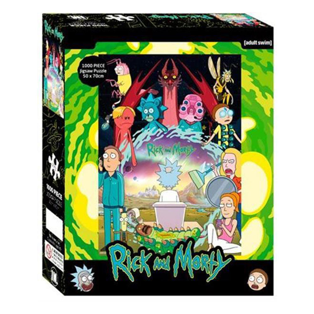 Rick und Morty 1000-teiliges Puzzle