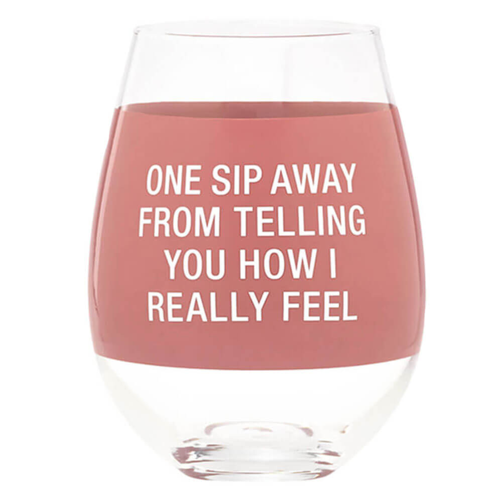 Say What Wine Glass 880mL (Extra Large)