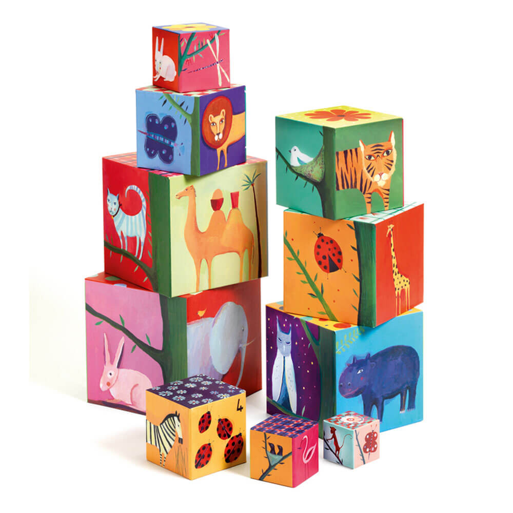 Djeco Stackable Blocks 10 Sts