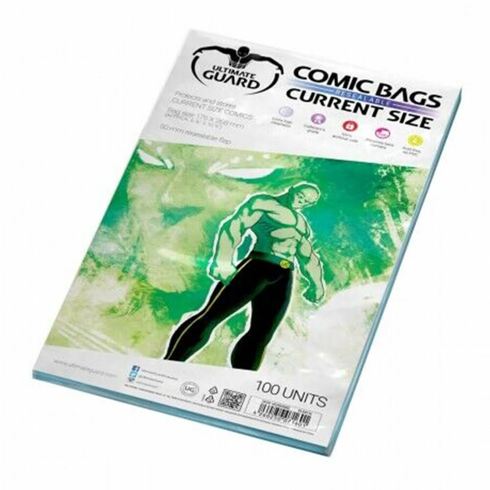 Ultimate Guard Comic Bags genlydelige 100pk