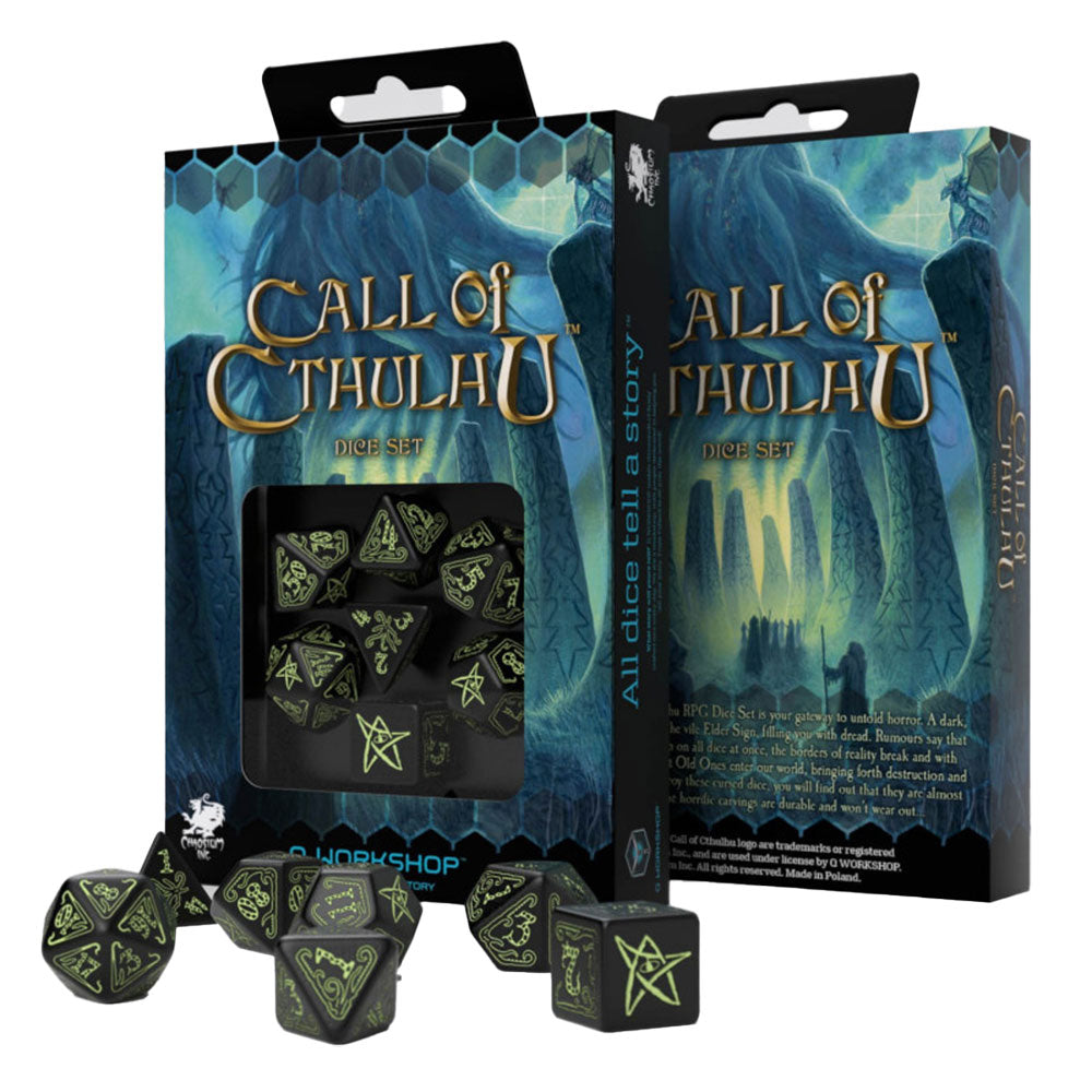 Q Workshop Call of Cthulhu Dice Set 7sts