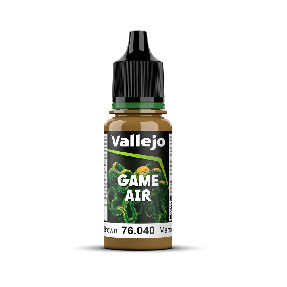 Vallejoゲームエアアクリルペイント18ml（茶色）