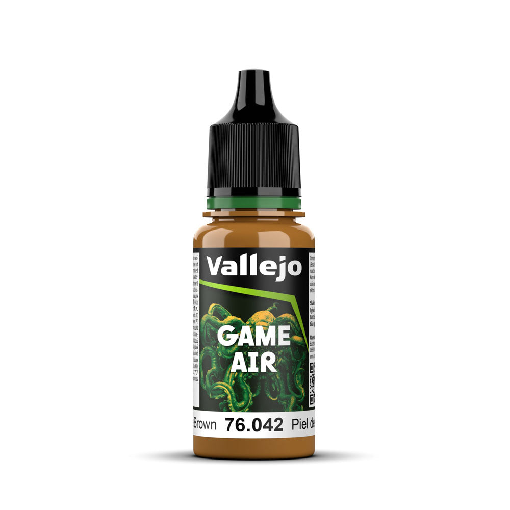 Vallejoゲームエアアクリルペイント18ml（茶色）