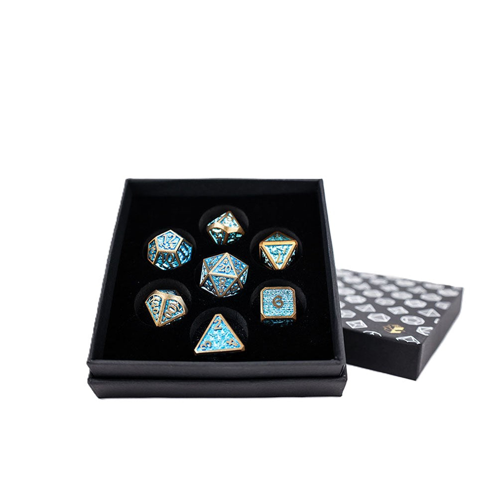 LPG Metal RPG Draco Bright Dice Set