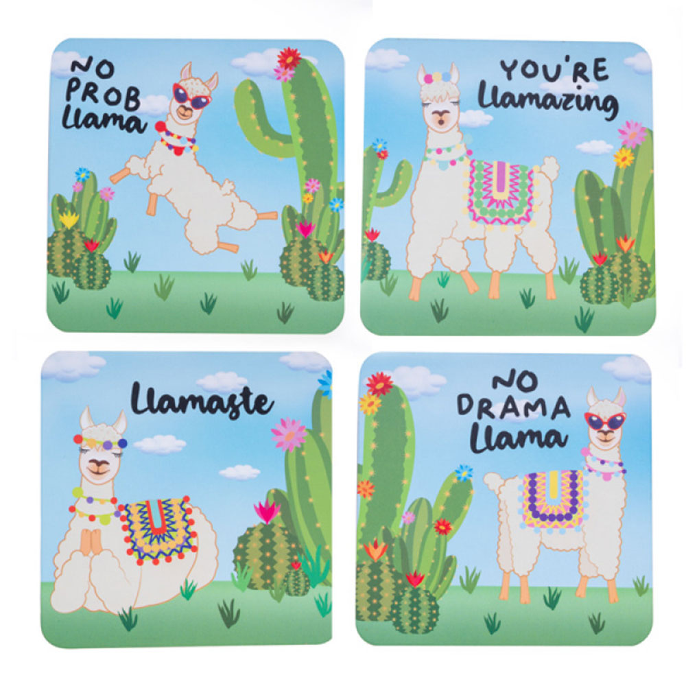 Coaster set 4pk (10x10cm)