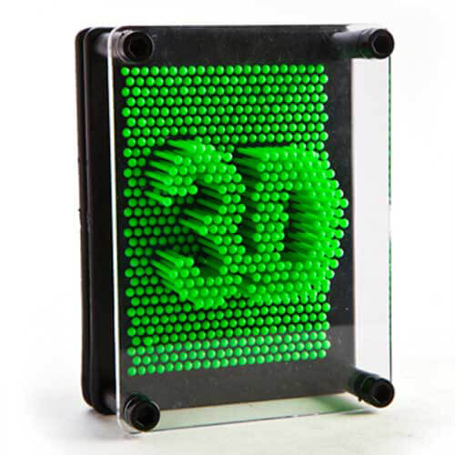 Green Neon Pin Art