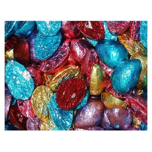 Chocolate Gems Chocolate Half Eggs Burgandy Mix