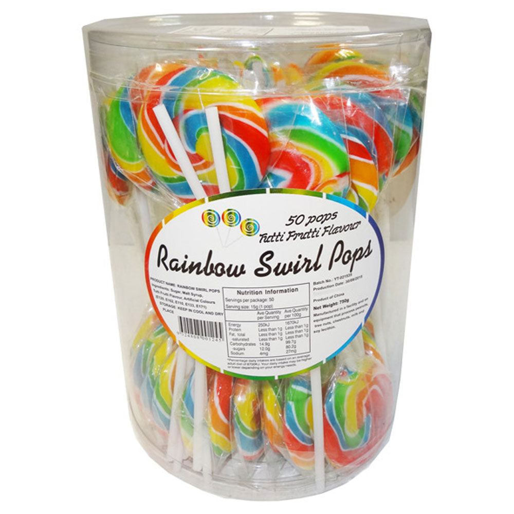 Swirl Pops Lollipops (50x15G)