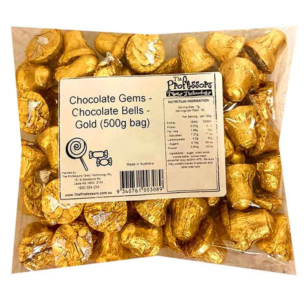 Gemas de chocolate campanas de chocolate 500g