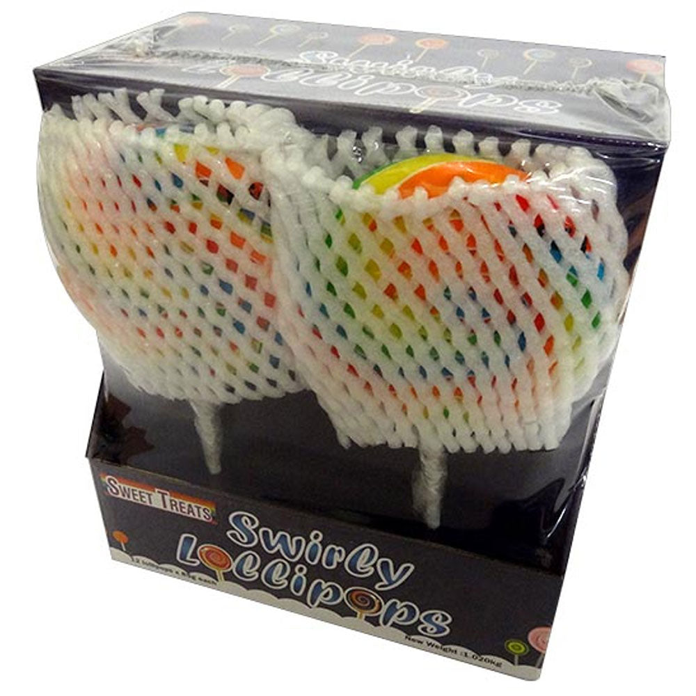 Sweet Treats Swirly Lollipops (12x85G)