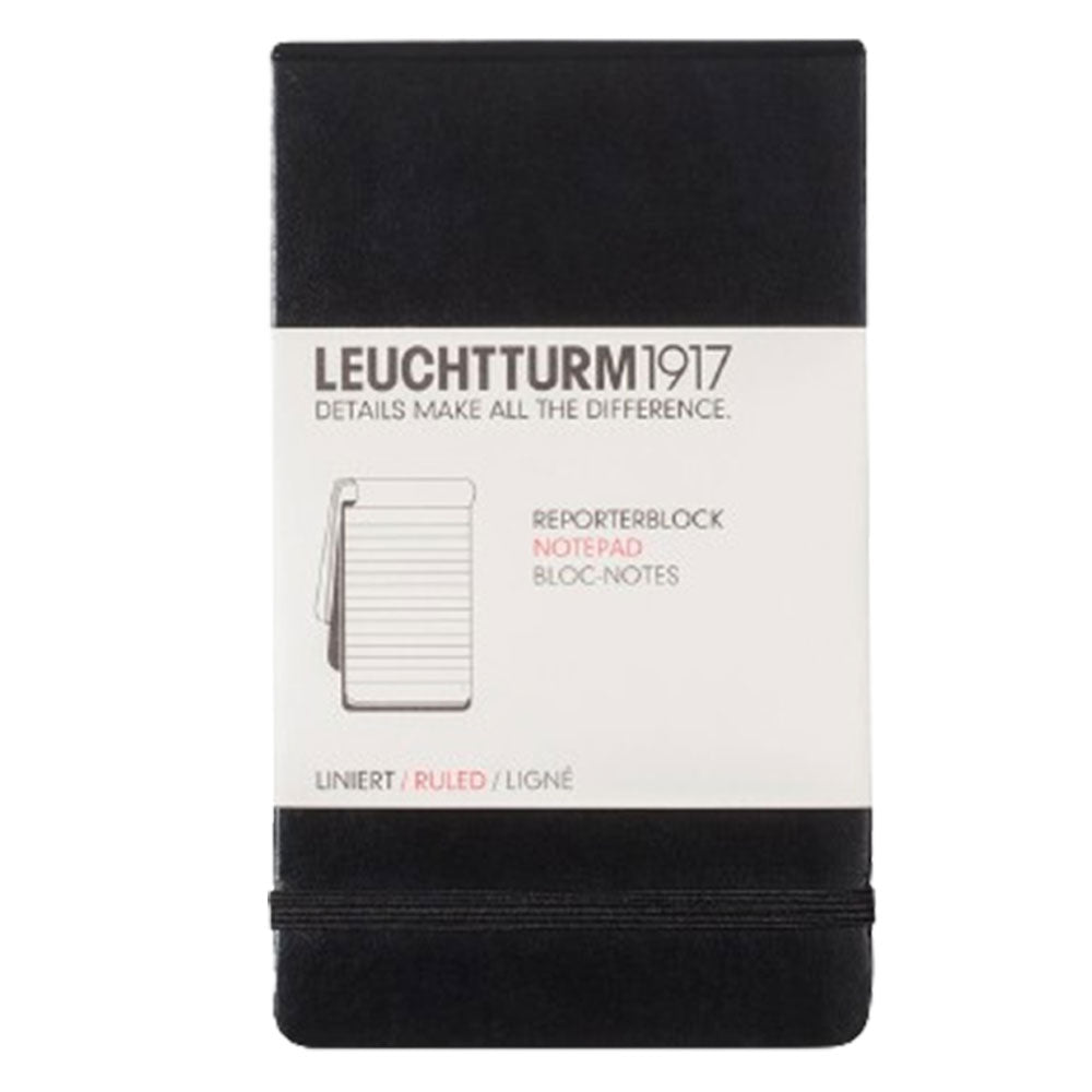 Reportero A6 Pocket Notepad con tapa dura (negro)