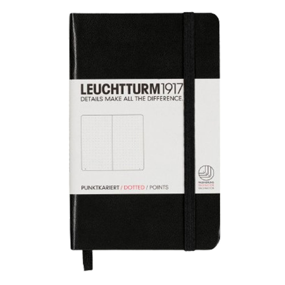 Reporter A6 Pocket Notepad mit Hardcover (schwarz)