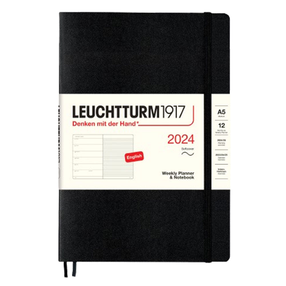 2024 A5 Week Planner & Notebook (SoftCover)