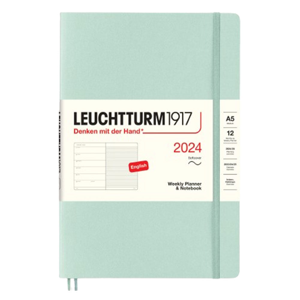 2024 A5 Week Planner & Notebook (SoftCover)