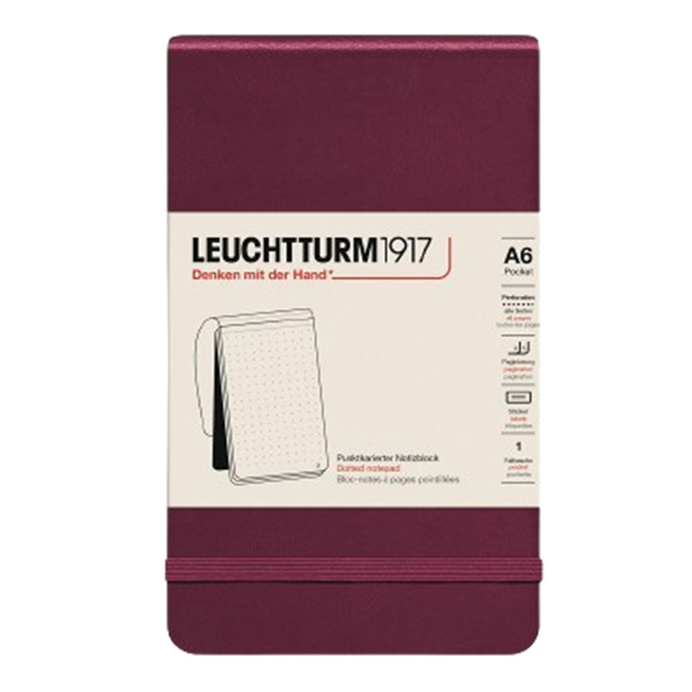 Reporter A6 184-siders lomme Notepad (Port Red)