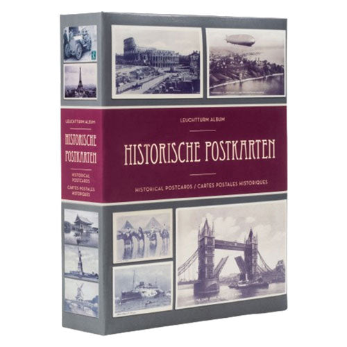 Historical Postcards Album w/ 50 Bound Sheets