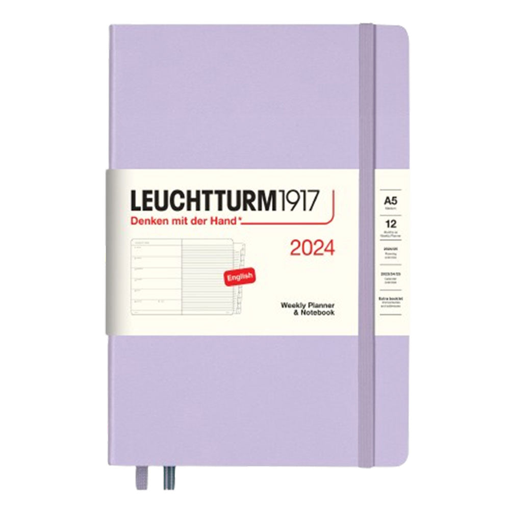 Planificador y cuaderno 2024 A5 Week con folleto