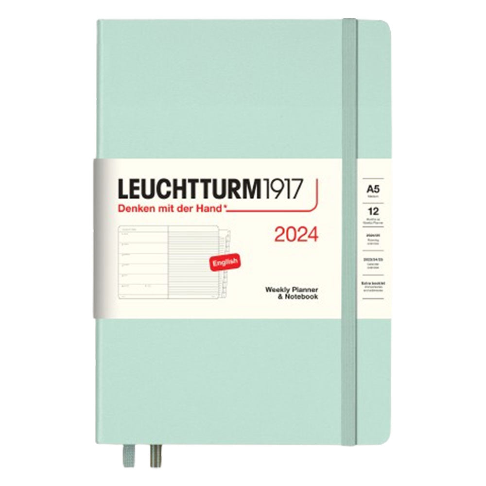 2024 A5 Week Planner & Notebook con opuscolo