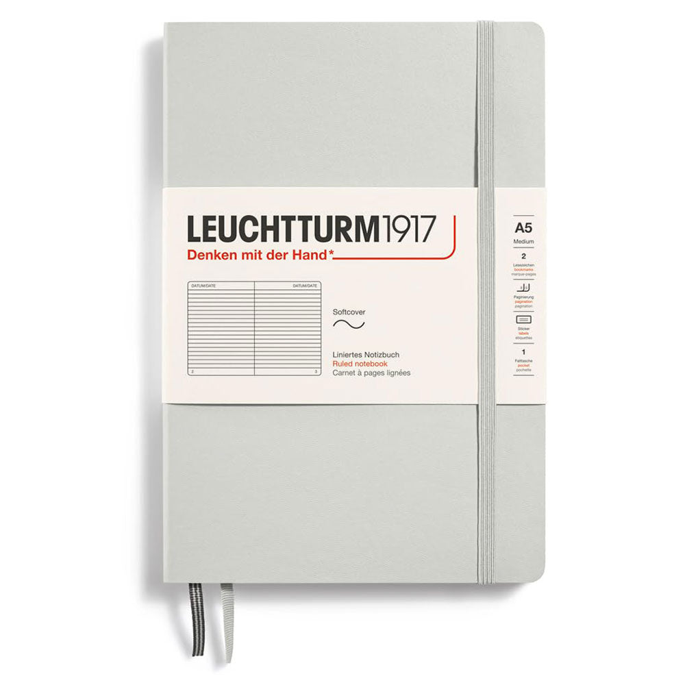 Leuchtturm softcover styrede notebook A5