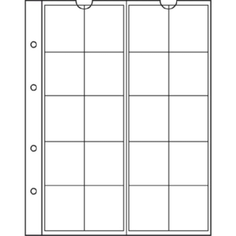 leuchtturm numis coin sheet 5pk