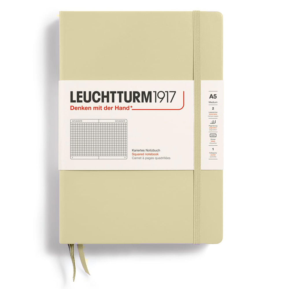 Leuchtturm inbunden kvadrat anteckningsbok A5