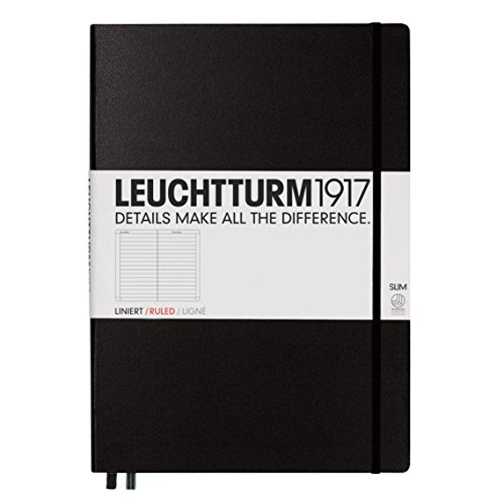 Leuchtturm HC Master styrde vanlig anteckningsbok A4+