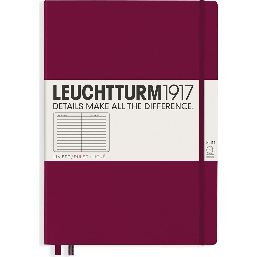 Leuchtturm HC Master styrede almindelig notebook A4+