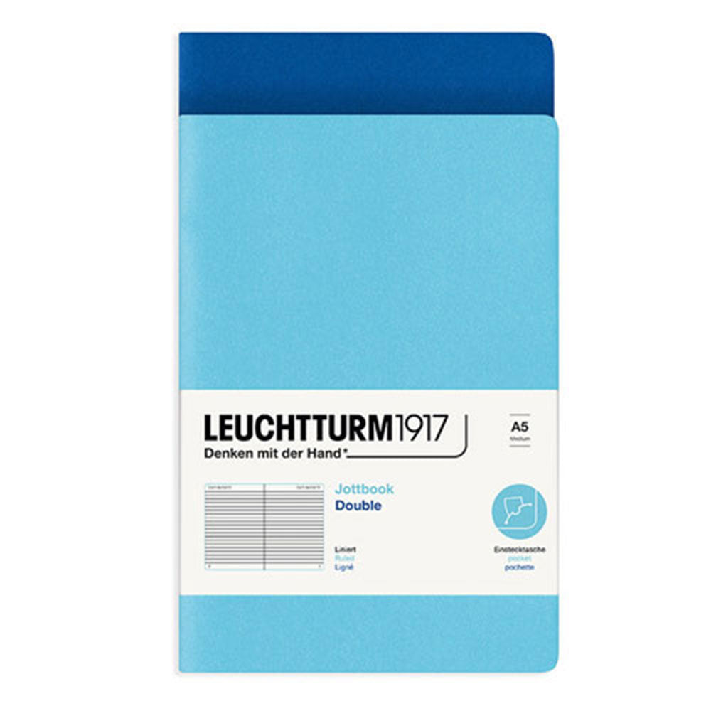 Leuchtturm Twin Pack Jottbook fodrad A5