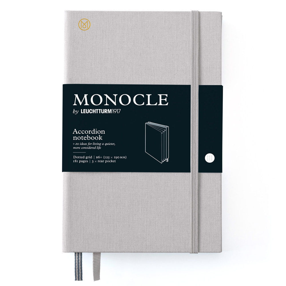 Monocle Hardcover Accordion Dotted Notebook B6+