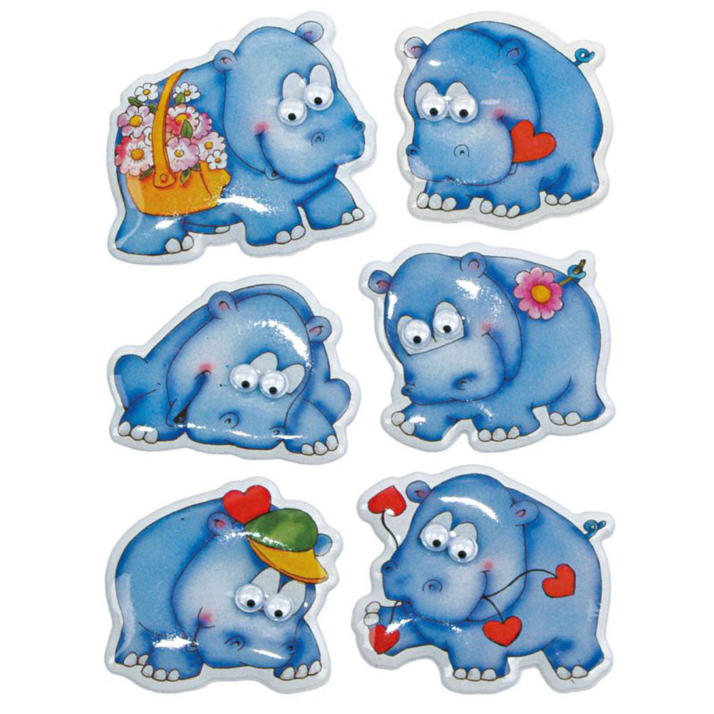 Herma Hippos Googly Eyes Sticker