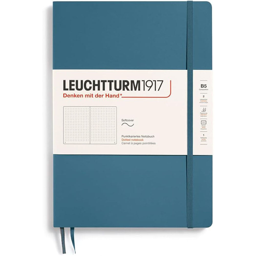 Leuchtturm SC -sammensætning prikket notebook B5