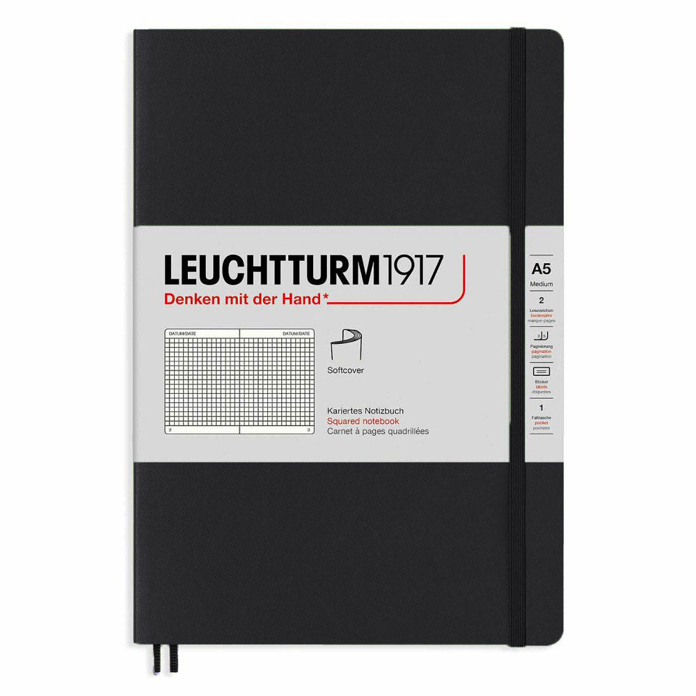 Leuchtturm Softcover Squared Notebook A5