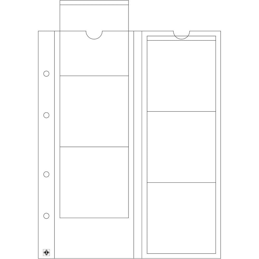 Leuchtturm Optima Coin Sheets 5pk (klar)