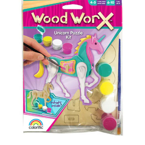 Wood Worx Puzzle Paint Kit