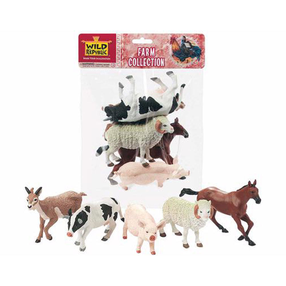 Wild Republic Polybag Animal Figurinas 5pcs