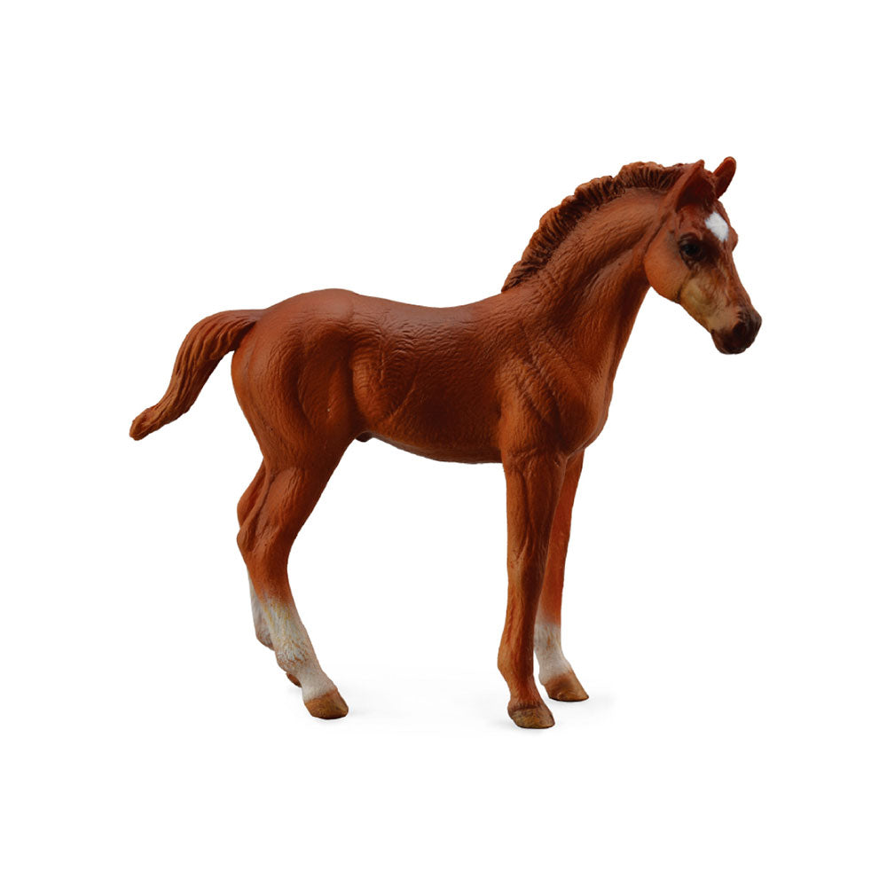 Collecta Thoroughblot Foal Chestnut (medium)