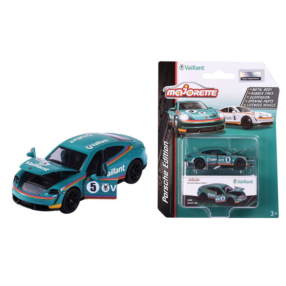 Maiorette Porsche Taycan Vaillant Model Car