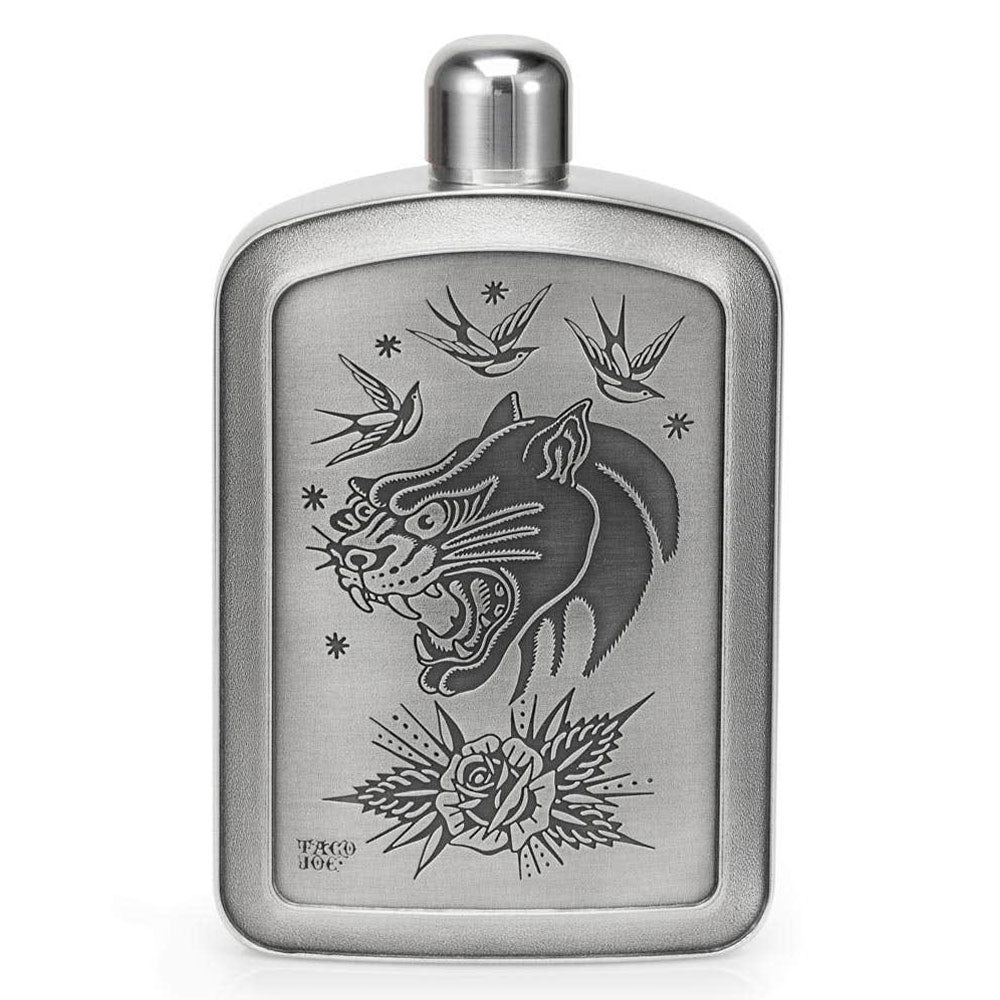 Royal Selangor Taco Joe Panther Hip Flask 15cL (Limited Ed.)