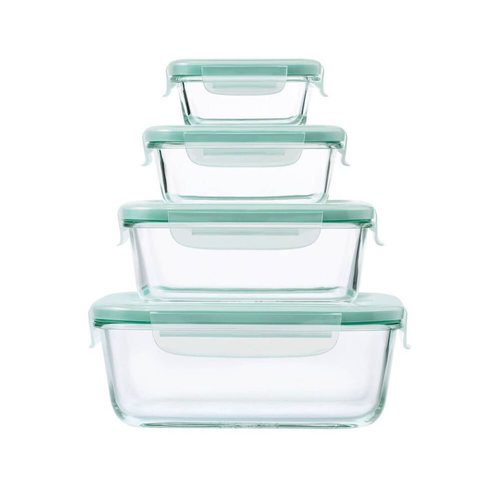 Oxo Good Grips Smart Seal Glass Container Set (4PCS)