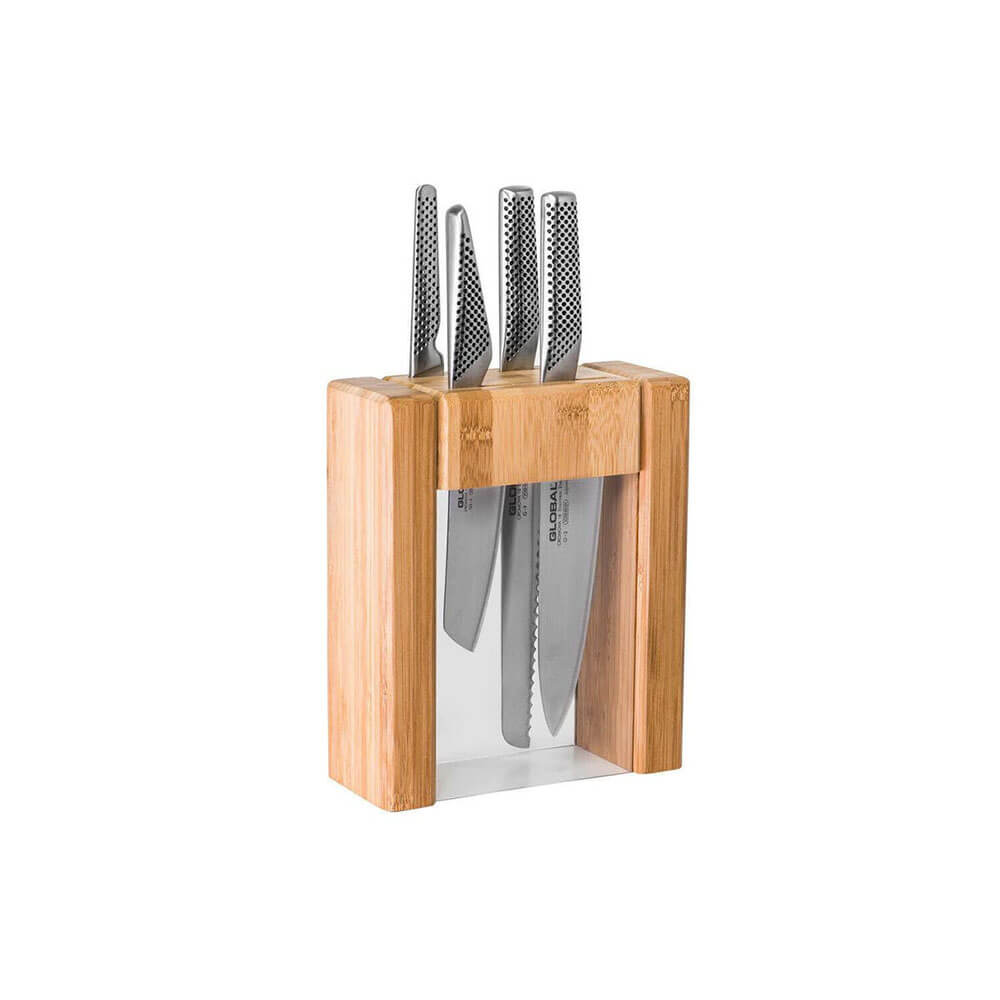 Global Knives IKASU Knife Block Set