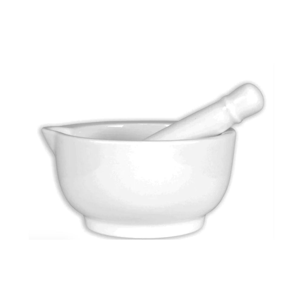 Wilkie New Bone Porcelain Mortel and Pestle